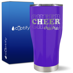 Cheer Cheer Cheer Mama on 27oz Curve Tumbler