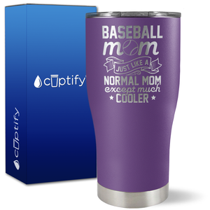 Baseball Mom Just Like a Normal Mom on 27oz Curve Tumbler