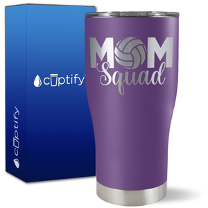 Mom Squad Volleyball on 27oz Curve Tumbler