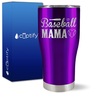 Baseball Mama on 27oz Curve Tumbler