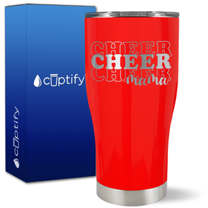 Cheer Cheer Cheer Mama on 27oz Curve Tumbler