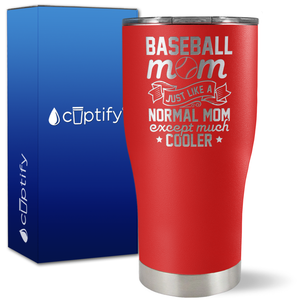 Baseball Mom Just Like a Normal Mom on 27oz Curve Tumbler