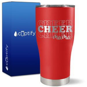 Cheer Cheer Cheer Mama on 27oz Curve Tumbler