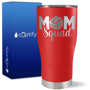 Mom Squad Volleyball on 27oz Curve Tumbler