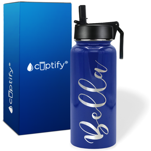 Personalized Bella Style on 32oz Wide Mouth