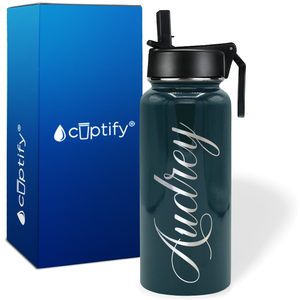 Personalized Audrey Style on 32oz Wide Mouth