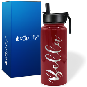 Personalized Bella Style on 32oz Wide Mouth