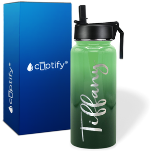 Personalized Tiffany Style on 32oz Wide Mouth