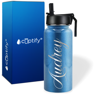 Personalized Audrey Style on 32oz Wide Mouth