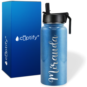 Personalized Miranda Style on 32oz Wide Mouth