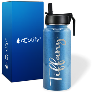 Personalized Tiffany Style on 32oz Wide Mouth