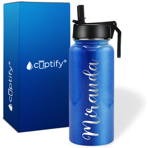 Personalized Miranda Style on 32oz Wide Mouth