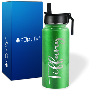 Personalized Tiffany Style on 32oz Wide Mouth