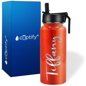 Personalized Tiffany Style on 32oz Wide Mouth