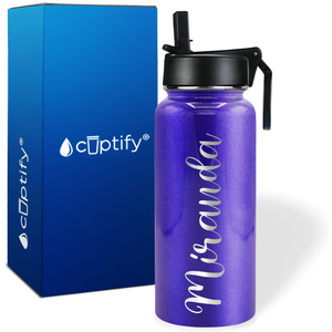 Personalized Miranda Style on 32oz Wide Mouth