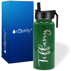 Personalized Tiffany Style on 32oz Wide Mouth