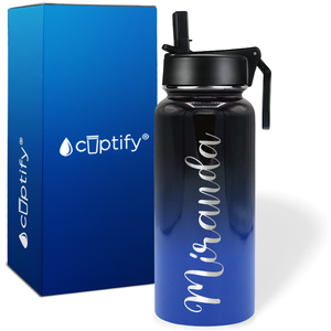 Personalized Miranda Style on 32oz Wide Mouth
