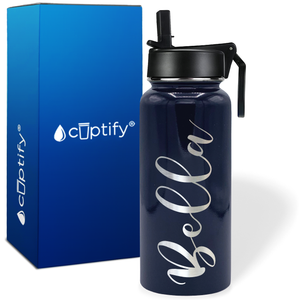 Personalized Bella Style on 32oz Wide Mouth