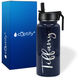 Personalized Tiffany Style on 32oz Wide Mouth