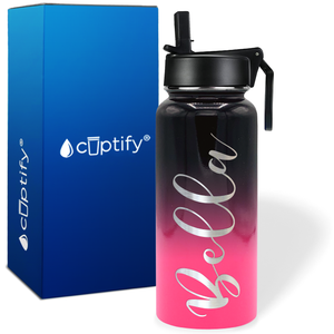 Personalized Bella Style on 32oz Wide Mouth