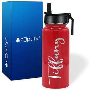 Personalized Tiffany Style on 32oz Wide Mouth