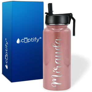 Personalized Miranda Style on 32oz Wide Mouth