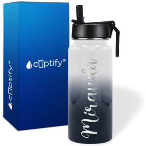 Personalized Miranda Style on 32oz Wide Mouth