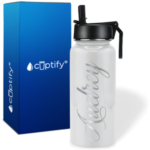 Personalized Audrey Style on 32oz Wide Mouth
