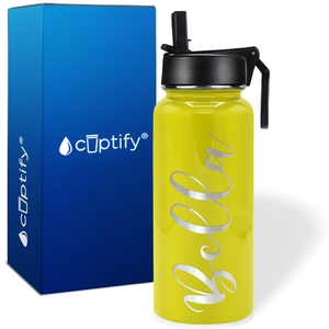 Personalized Bella Style on 32oz Wide Mouth