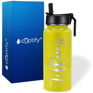 Personalized Tiffany Style on 32oz Wide Mouth