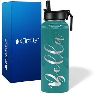 Personalized Bella Style on 40oz Wide Mouth