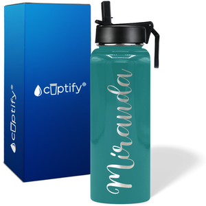 Personalized Miranda Style on 40oz Wide Mouth