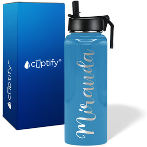 Personalized Miranda Style on 40oz Wide Mouth