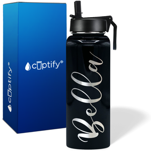 Personalized Bella Style on 40oz Wide Mouth