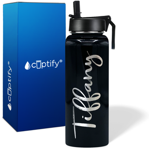 Personalized Tiffany Style on 40oz Wide Mouth