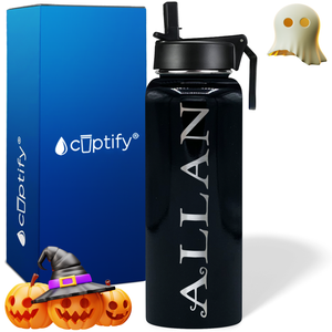 Personalized Eerie on Halloween 40oz Water Bottle