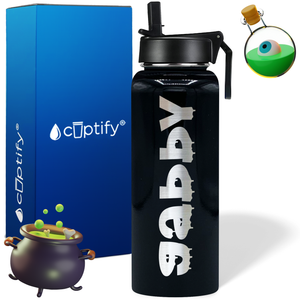 Personalized Haunted on Halloween 40oz Water Bottle