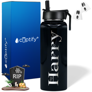 Personalized Wicked on Halloween 40oz Water Bottle