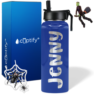 Personalized Spooky on Halloween 40oz Water Bottle