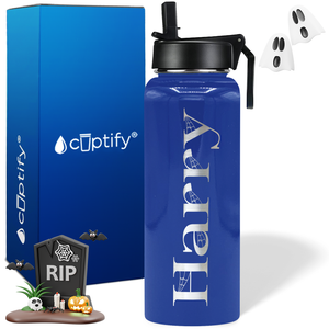 Personalized Wicked on Halloween 40oz Water Bottle