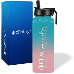 Personalized Miranda Style on 40oz Wide Mouth