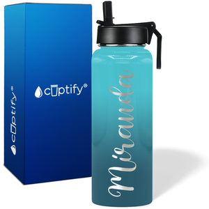 Personalized Miranda Style on 40oz Wide Mouth