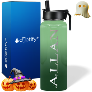 Personalized Eerie on Halloween 40oz Water Bottle