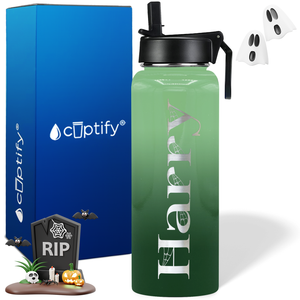 Personalized Wicked on Halloween 40oz Water Bottle