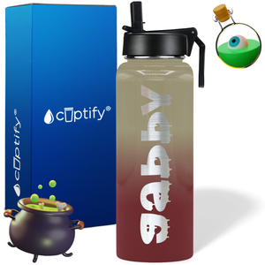 Personalized Haunted on Halloween 40oz Water Bottle