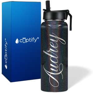 Personalized Audrey Style on 40oz Wide Mouth