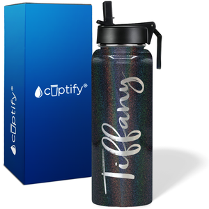 Personalized Tiffany Style on 40oz Wide Mouth