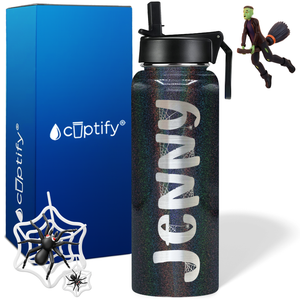 Personalized Spooky on Halloween 40oz Water Bottle