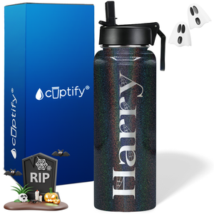 Personalized Wicked on Halloween 40oz Water Bottle