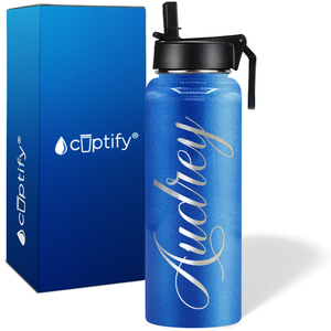 Personalized Audrey Style on 40oz Wide Mouth